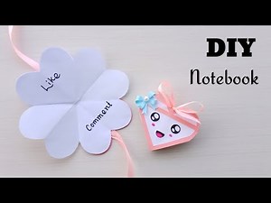 Diy Notebook - how to make notebook at home - homemade notebook cover idea /diy school notebook idea
