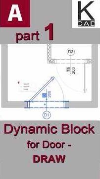 Dynamic Block for Door - part 1 - Draw
