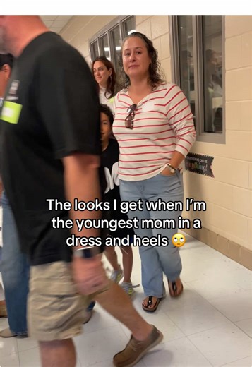 Mom in Dress and Heels at School Events