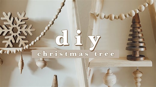 Creating a Scandinavian-style wall Christmas tree