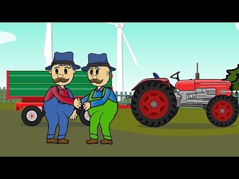 Farmers Brothers and Beet Sowing - Colorful Animations about Tractors For Kids