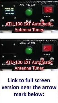 ATU-100 EXT Automatic Antenna Tuner