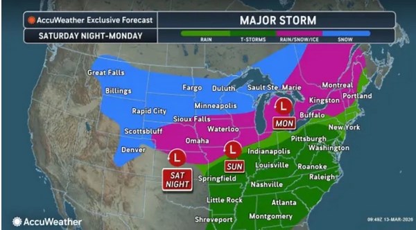 ‘Major’ Winter Storm Could Hit 200 Million Americans With Bomb Cyclone