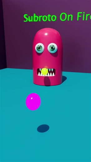 Cute Dome Funny Monster #3danimation #shortsvideo