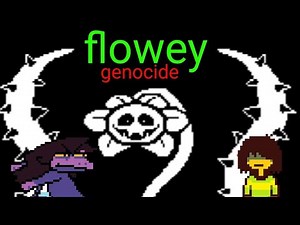 Flowey boss fight - Deltatraveler genocide route