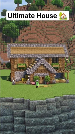 Ultimate Starter House in MINECRAFT! 🏠✨ #shorts #minecraft #gaming