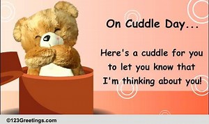 Sending Cuddle Day Hugs..