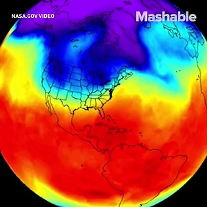 This animated NASA map shows the movement of cold air over the U.S. in December. Winter is definitely coming 😱 | Mashable