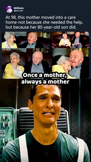 MiiRain on Instagram: "She’s 98 and still making sure her ‘baby’ is okay 🥹 Back in 2017, this 98-year-old mom named Ada Keating did something that honestly breaks my heart in the best way. Her son Tom moved into a care home in Liverpool and she just couldn’t stay away from him. A year later, she moved in too just so they could stay together. They lived together for almost their whole lives and even now, they spend every single day playing games and watching TV side by side. Ada used to be a nur