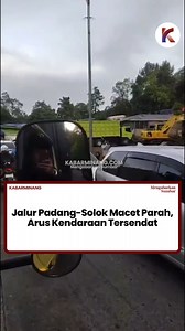 Kondisi Lalu Lintas di Jalur Padang-Solok, tepatnya di Panorama 2, Kawasan Sitinjau Laut pada Selasa (9/12/2025). | Sumbarkita.id