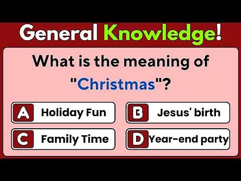 Ultimate Christmas Quiz: Test your Knowledge | Christmas Fun Fact | Holiday Trivia | Quiz | Trivia