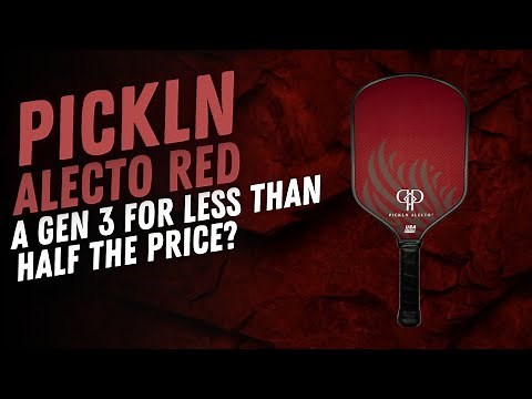 Pickln Alecto Red Review: A Gen 3 Power Paddle For Less Than Half The Price?