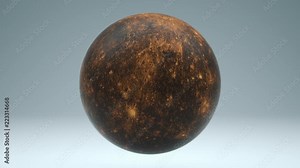 Mercury Rotating Seamless 4K with Luma Matte