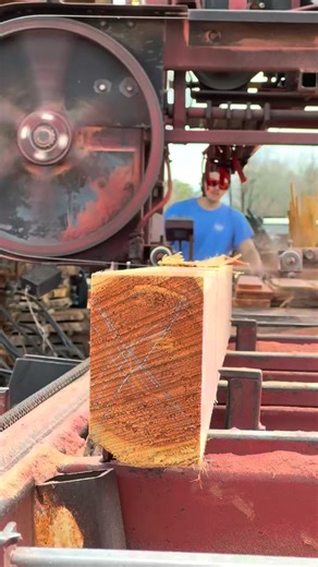 Cooks AC36 Sawmill： Milling Up 4x4 Material To Build Garden Beds! #fy #cedar #fyp #gardenbed #4x4 | Firewater Farm Sawmill