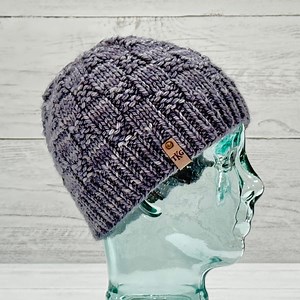 Checker Out Hat Knit Pattern Bulky Yarn - Etsy Canada