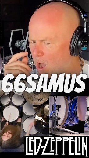 66Samus' Mind-Blowing Performance! First Time Hearing Led Zeppelin Track (Shocks Drum Teacher!) 🥁🤯