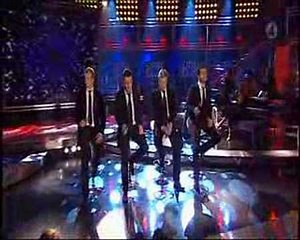 Westlife singing the Rose on Idol