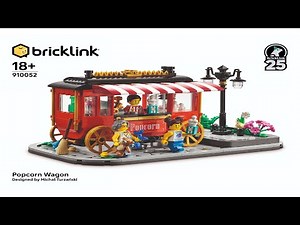 ☢ LEGO instructions ☢ Bricklink ☢ Designer Program ☢ 910052 ☢ Popcorn Wagon ☢