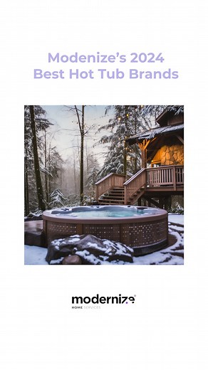 2K views | Considering a new hot tub? Which brand should you choose? Modernize experts explored this question in order to help you make an informed and confident decision! Our rankings are based on six main criteria determined to create the best overall hot tub experience: material and quality, cost, sizing availability, amenities, energy-efficiency, and warranties. Explore which hot tub brand is right for you: https://bit.ly/3NOFsJx | Modernize | Facebook