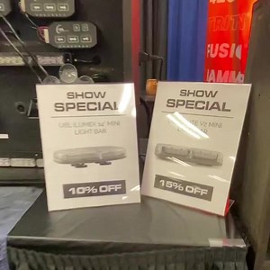 Our U-Lite & ilumex mini light bars are on sale NOW, only at the Monroeville Fire & EMS Show! | Ultra Bright Lightz