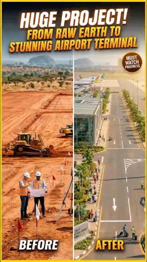 Watch an Airport Being Built From Scratch! ✈️ Mega Construction Timelapse