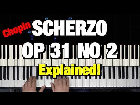 How to play - CHOPIN - Scherzo No 2 Op 31 Piano Tutorial Lesson
