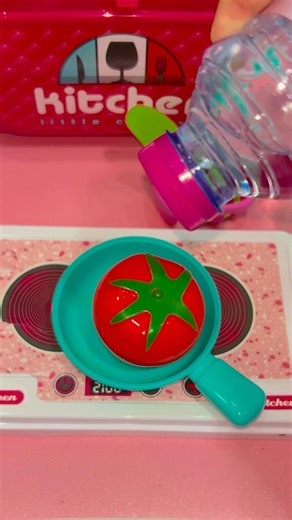 Deeply Relaxing ASMR Sounds with Mini Kitchen Set🍅