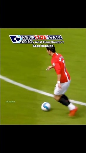 The Day Ronaldo Was Unstoppable vs West Ham (2008) 🐐🔥