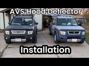 Honda Element AVS Bug Deflector Installation
