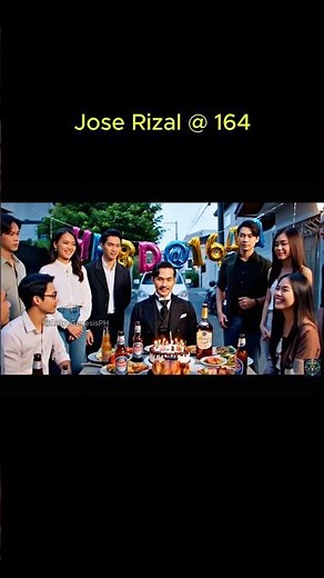 Jose Rizal celebrating 164th Birthday