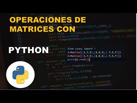 OPERACIONES DE MATRICES EN PYTHON CON SYMPY📚📒