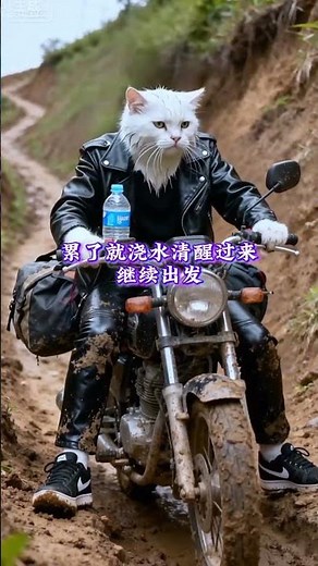 Motorcycle riders assisted firefighters in putting out the mountain fire. #aicat #cat