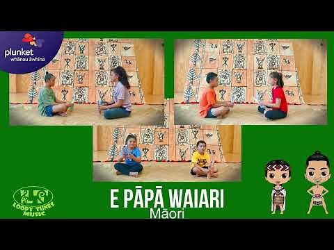 E Pāpā Waiari | Traditional Tī Rakau Song for Kids | Pasifika Beatz