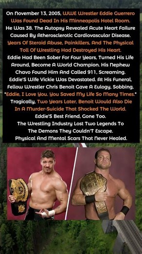 Eddie Guerrero’s Tragic Death and the Shadow It Cast on WWE