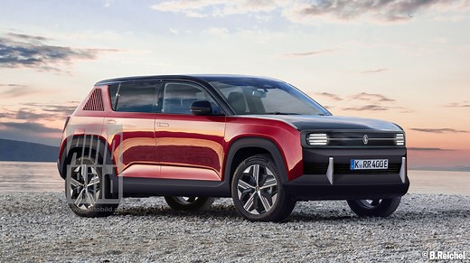 Renault 4 (2025): Comeback als elektrisches SUV mit Retro-Details - AUTO BILD