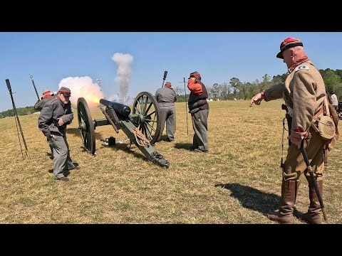Fort Pillow Reenactment: Cannon Fire from One of the Civil War’s Most Controversial Battles #history