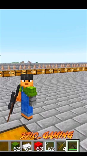 How to crafting hunting rifle in minecraft #minecraft #shorts
