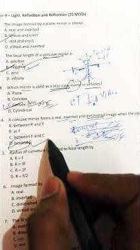 10th Class science physics MCQ