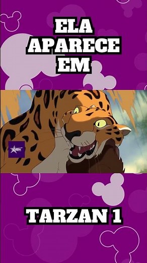RELEMBRANDO AS APARIÇÕES DA SABOR EM TARZAN! #sabor #tarzan #disney #leopard