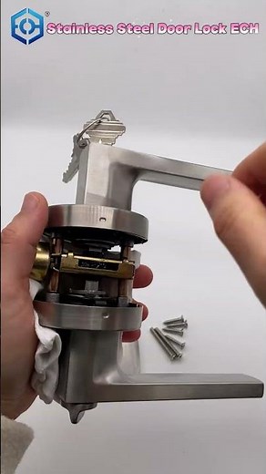 SGS011 Stainless Steel Keyed Entry Grade 2 Commercial Door Locks Heavy Duty Office Door Lever