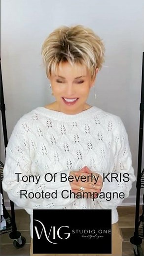 KRIS wig | Tony of Beverly | Rooted Champagne | NEW style!