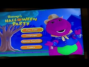 Opening To Barney’s Halloween Party 2003 DVD