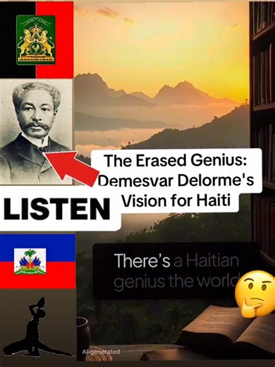 ➡️Demesvar Delorme (1831-1901), an influential Haitian writer, thinker and diplomat 🤔 #HaitianPride #HaitianContribution