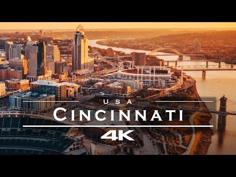 Cincinnati, USA 🇺🇸 - by drone [4K]