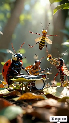 When Insects Start a Band 🎺😂 | Funny Bugs Music Show