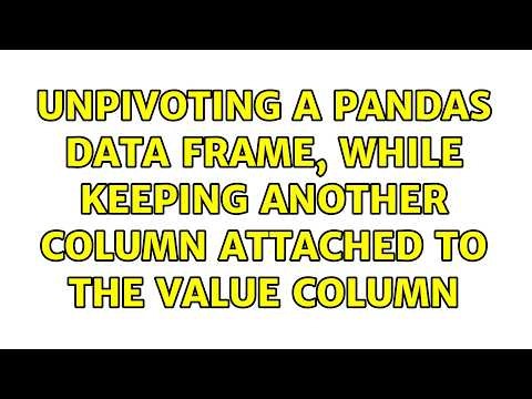 Unpivoting a Pandas data frame, while keeping another column attached to the value column