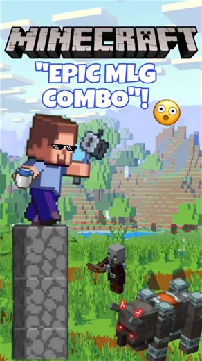 "MLG + Wind Charge OP Combo! ⚡🔥"