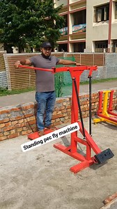4.7K views · 8.6K reactions | Standing pec fly machine ||irontech fitness 01857427848 #irontech_fitness #bangladesh #gym #outdoor_gym | Johny Khan | Facebook