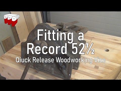 Installing a Record 52½ Quick Release Vise, when DISASTER STRIKES!