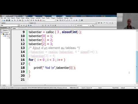 Langage C : Cours 12 allocation dynamique de la mémoire